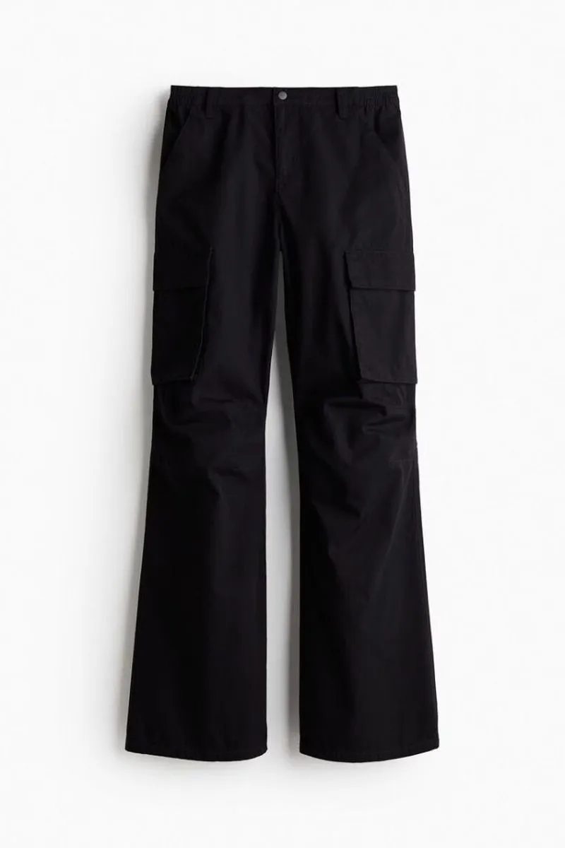 Celana Cargo Kanvas Hitam H&M Women photo 1