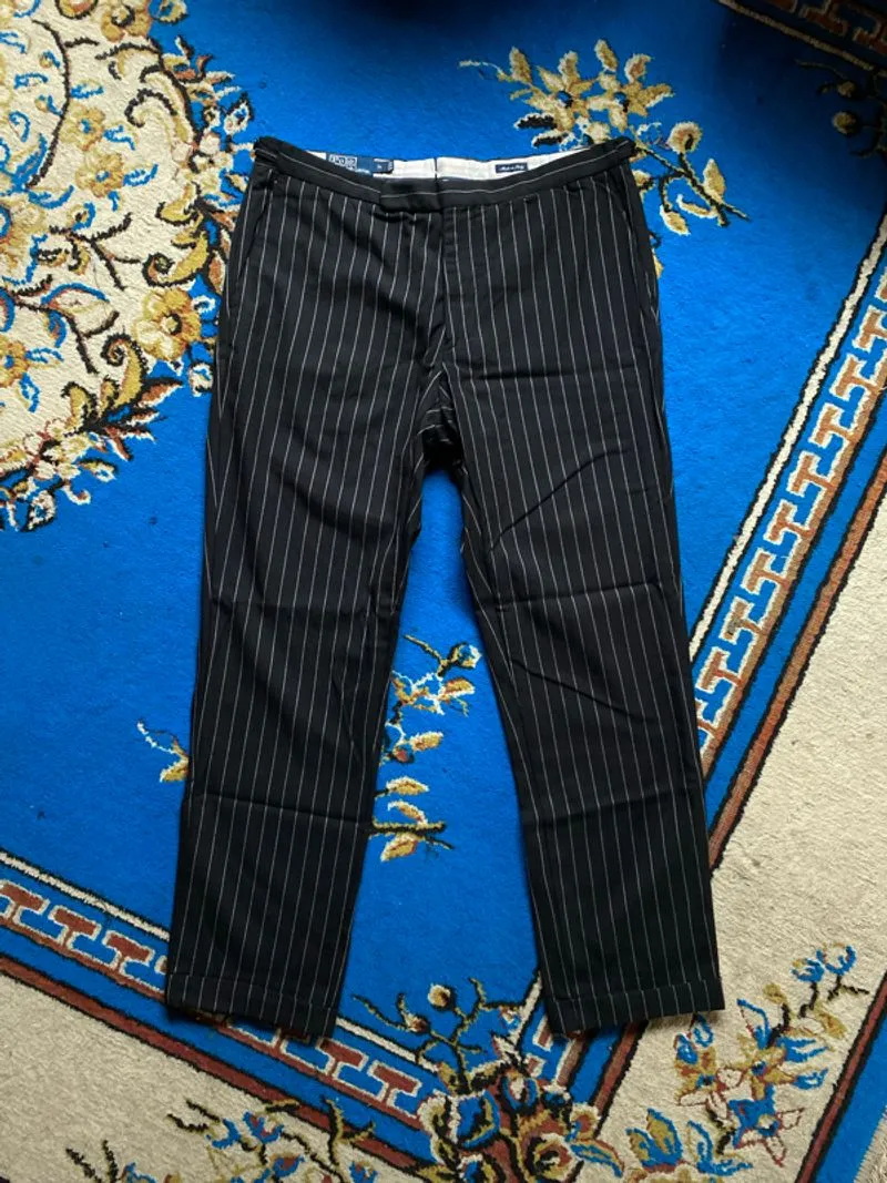 Polo Tailored Pinstripe Wool Suit Trouser photo 1