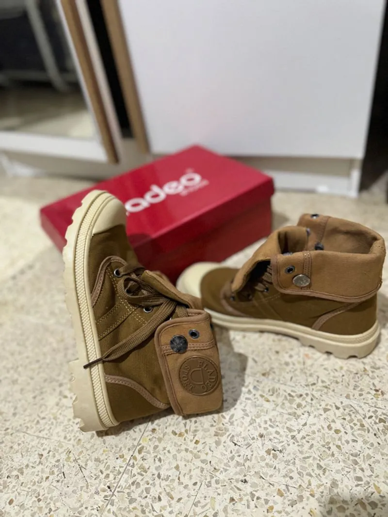 Sepatu wanita fladeo 2 way boots warna coffee size 36 photo 1
