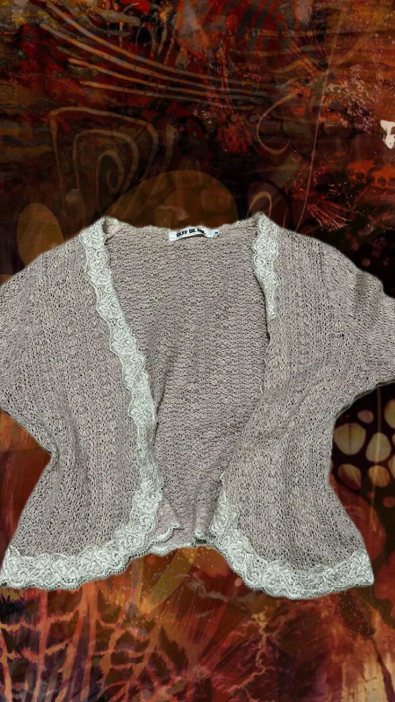  Clef De Sol Pink Cardigan photo 1