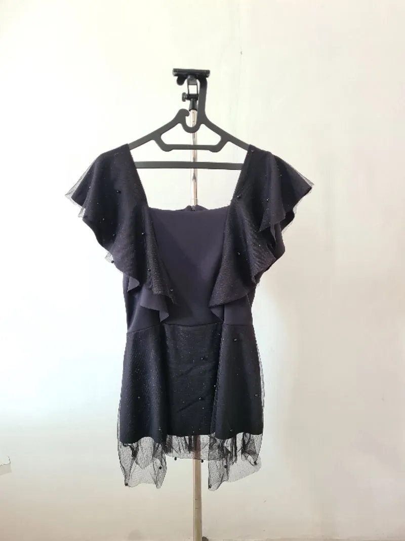 Blouse hitam elegan pesta photo 1