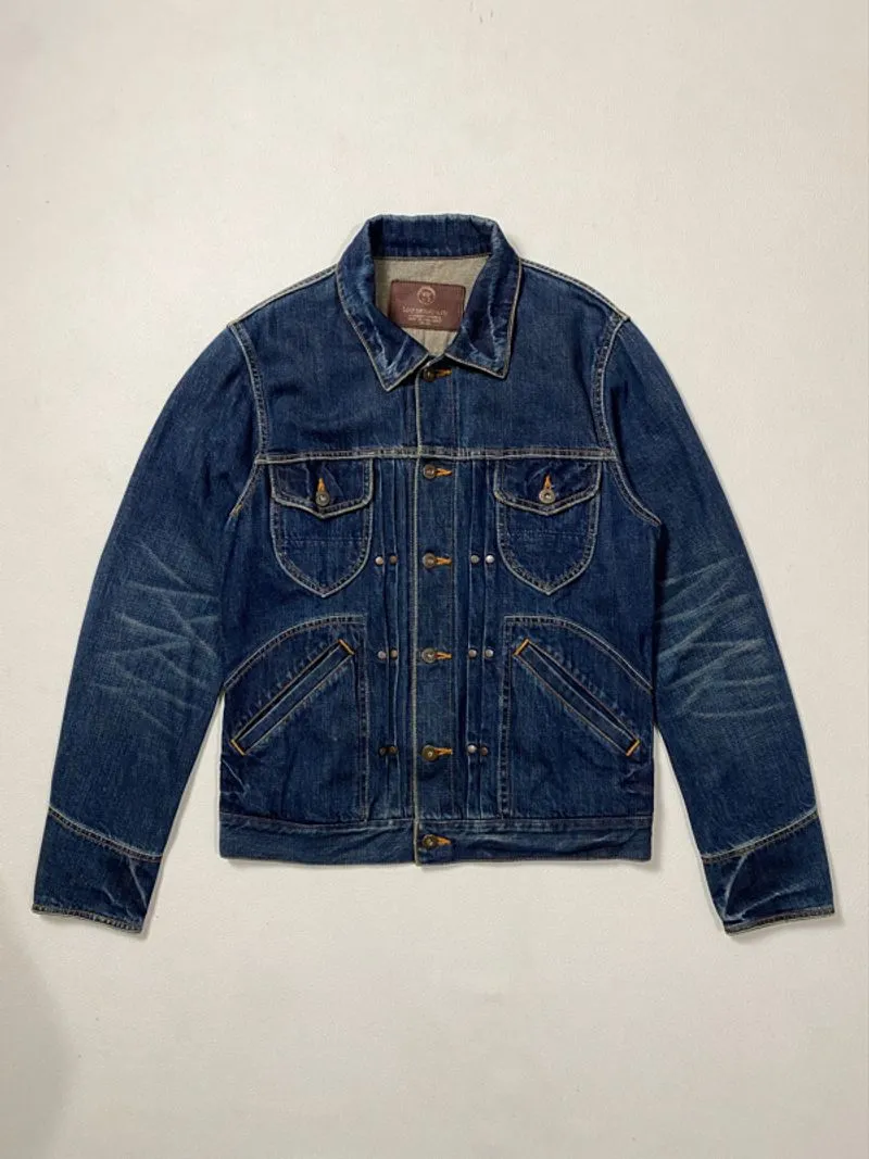 Field Denim Jacket Selvedge LOST DESSAU Made in Japan photo 1