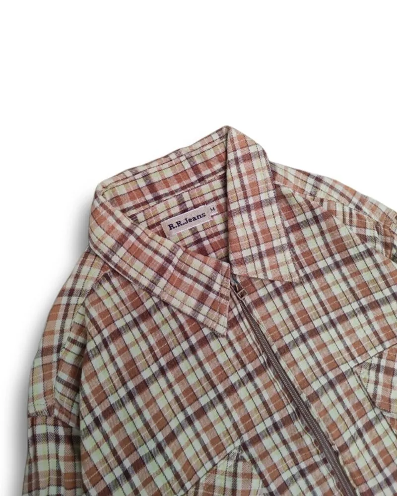 KEMEJA FLANEL ZIPPER VINTAGE Y2K photo 1