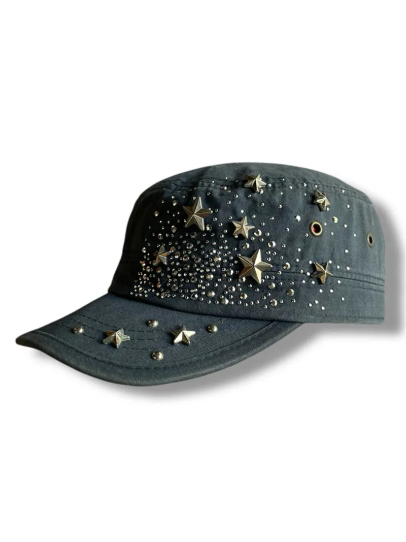 y2k Studed Cadet Hat  photo 1