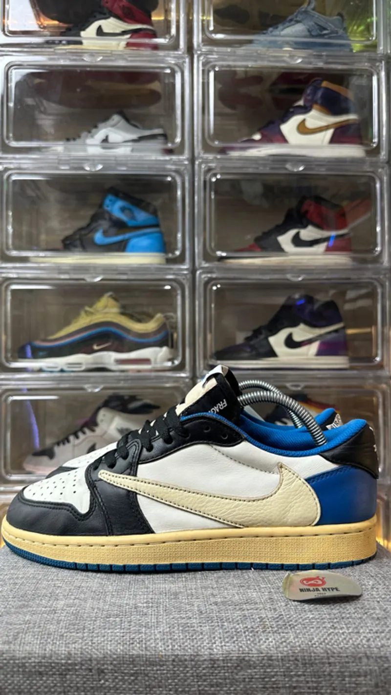 AIR JORDAN 1 TRAVIS SCOTT LOW FRAGMENT BLUE , AIR JORDAN 1 T photo 1