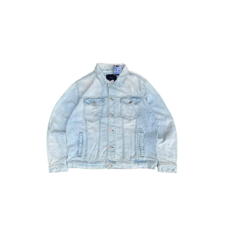 ZARA Washed Blue Denim Trucker Type III photo 1