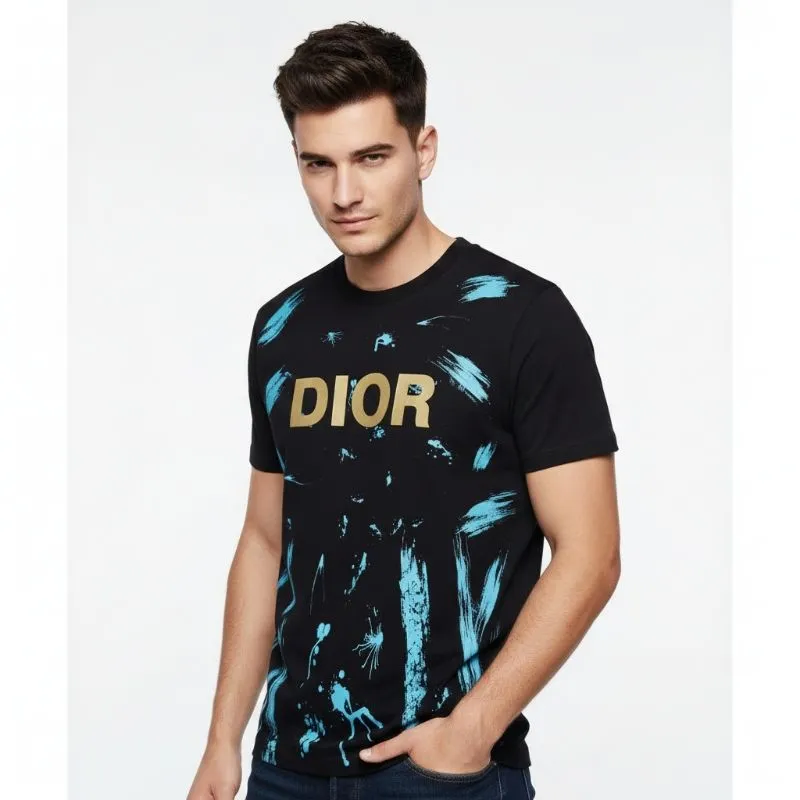 T-shirt Luxury DIOR Tye Dye Black colour Size XS Fit M photo 1