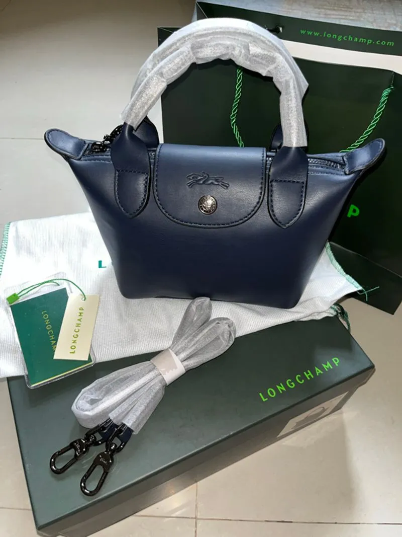 Longchamp le pliage mini navy photo 1