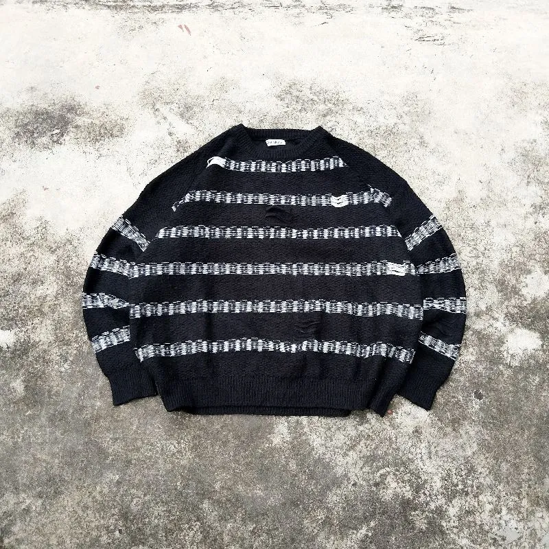 Sweater Knit Gothic Ripped Oni Studio - Unisex photo 1