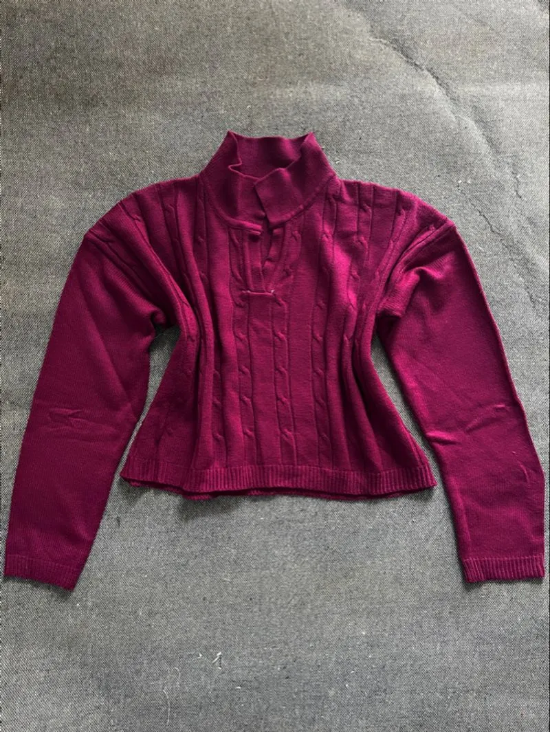 Knitwear Crop Blouse MyDinish  photo 1