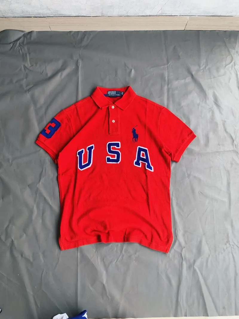Polo Ralph Lauren Casual T-shirt Pria red photo 1