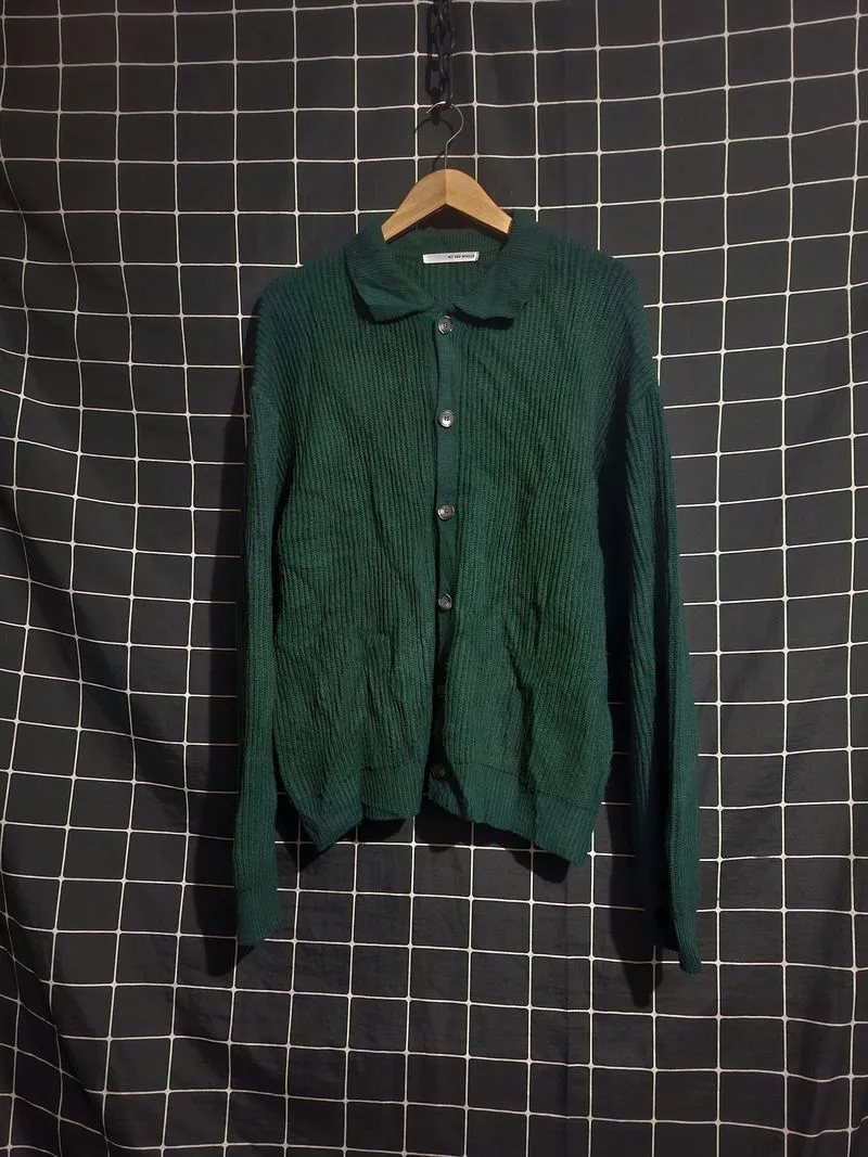 Grunge Emo Cardigan Wanita multicolor green photo 1