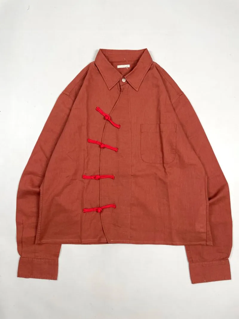 Uniqlo Boxy Choengsam Shirt photo 1