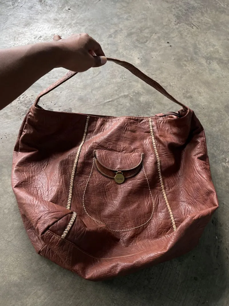 Tote bag leather ANAIS photo 1
