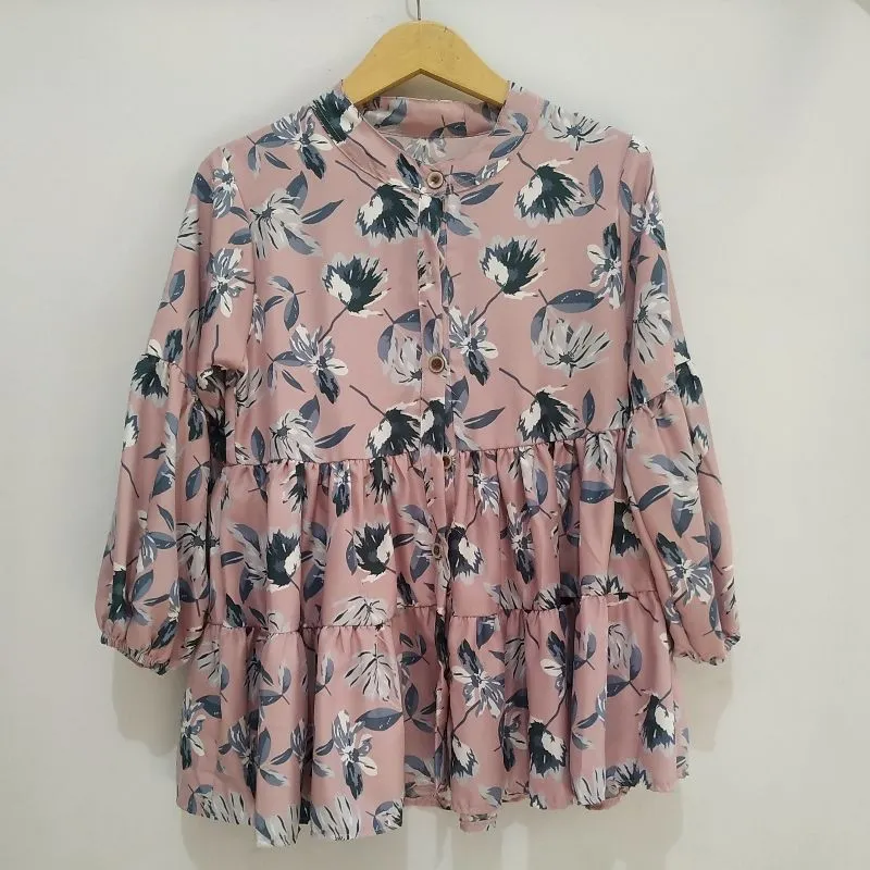 CUCI GUDANG RUFFLE BLOUSE LD 94  photo 1
