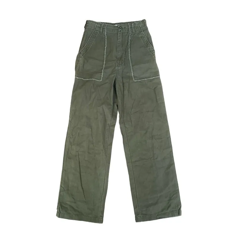 Issey Miyake Vintage Wide leg jeans Wanita green photo 1