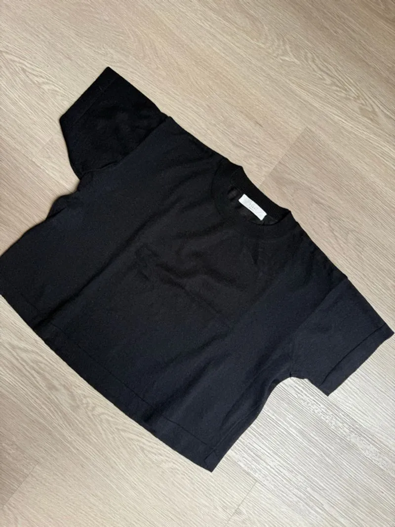 sheer crop top photo 1