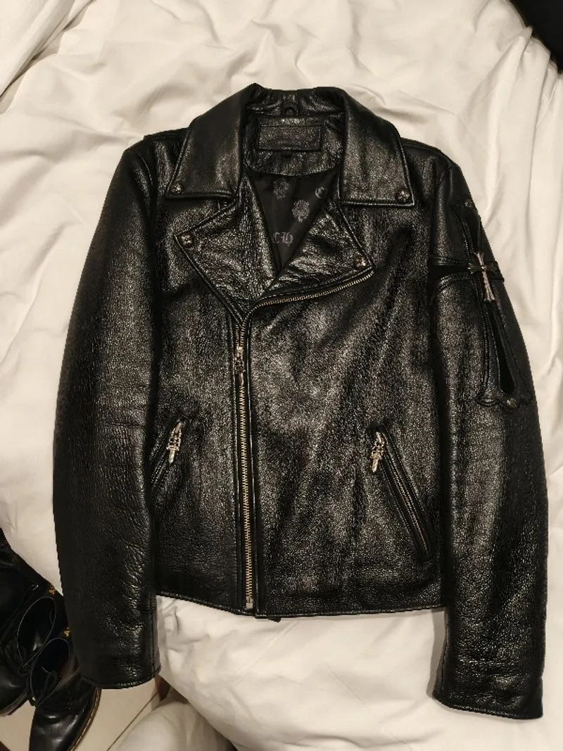 Chrome Hearts Heavy Leather Jacket photo 1