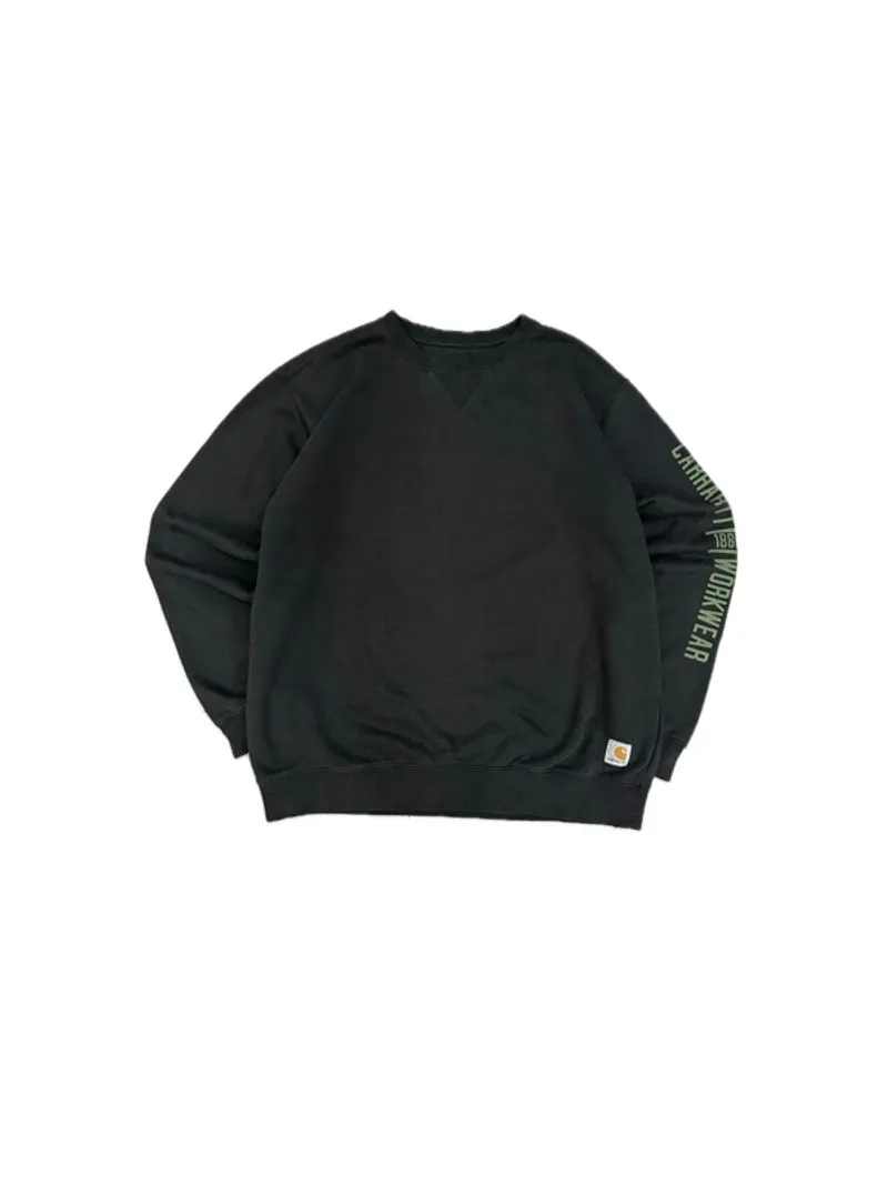 CARHARTT CREWNECK SPELLOUT HEAVYWEIGHT photo 1