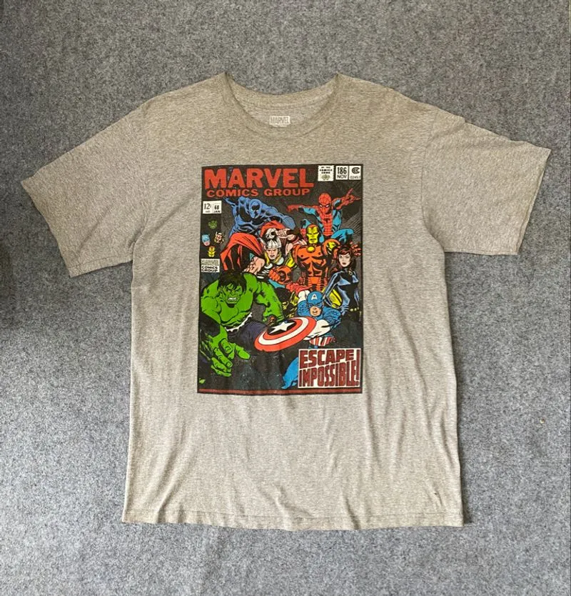 Tshirt Kaos Mervel Comic Group Escape Impossible photo 1