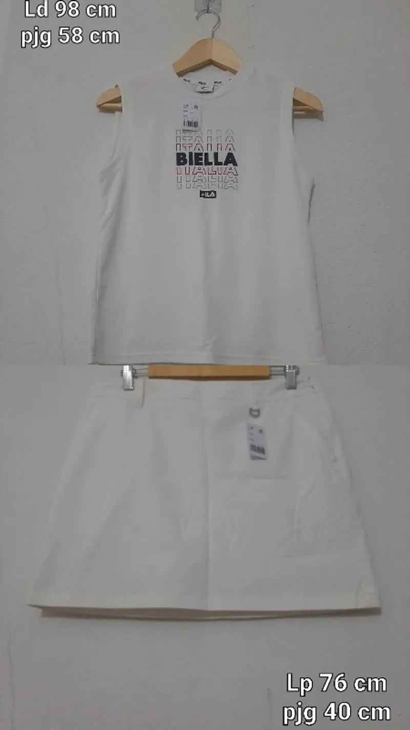 FILA TOP SETELAN OLGA + ROKCEL GYM/PADEL DLL photo 1