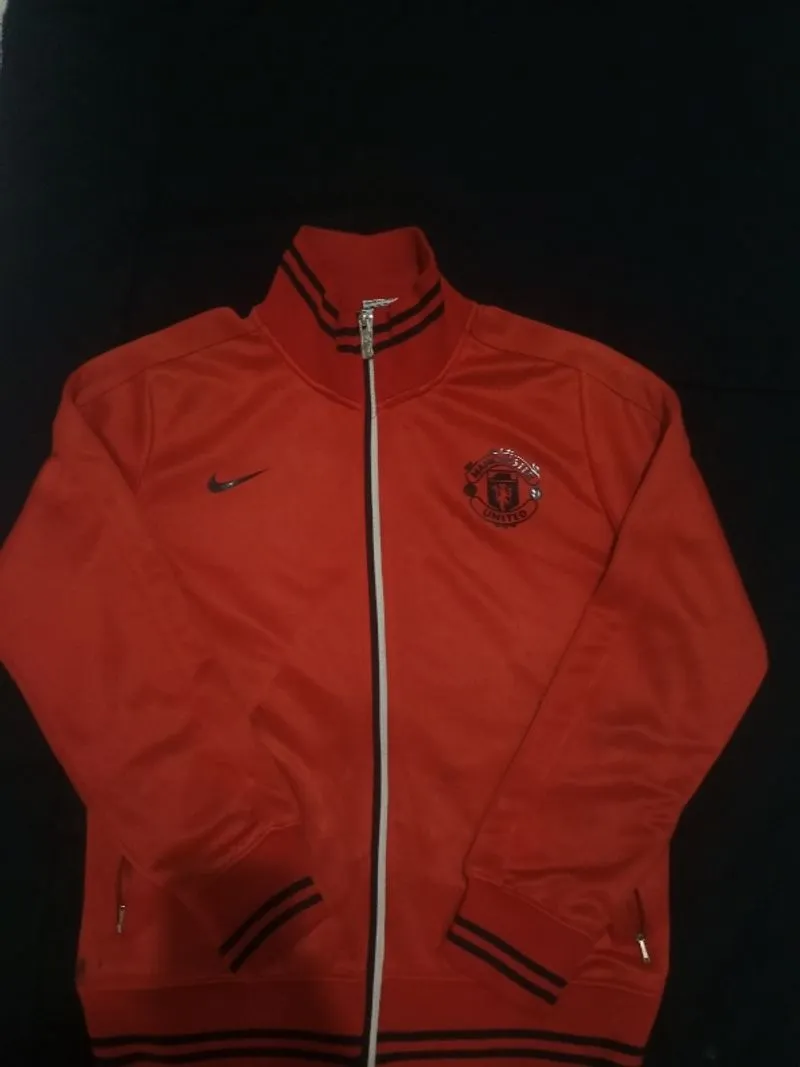 Nike Manchester United N98 Tech Track Jacket - Red - Size "S photo 1