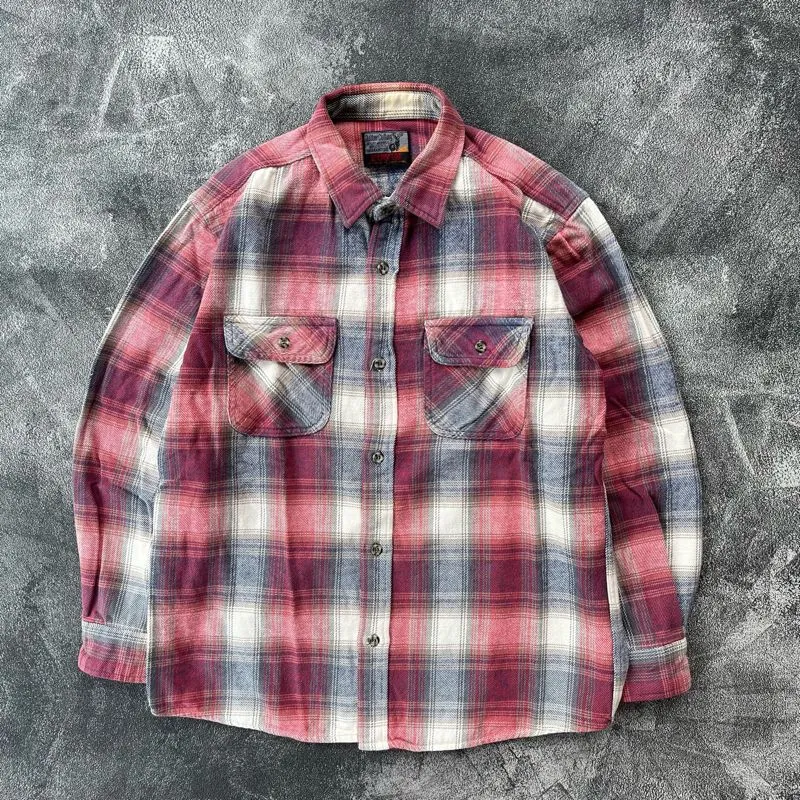 Edwin Veterano Flannel Shirt Vintage photo 1