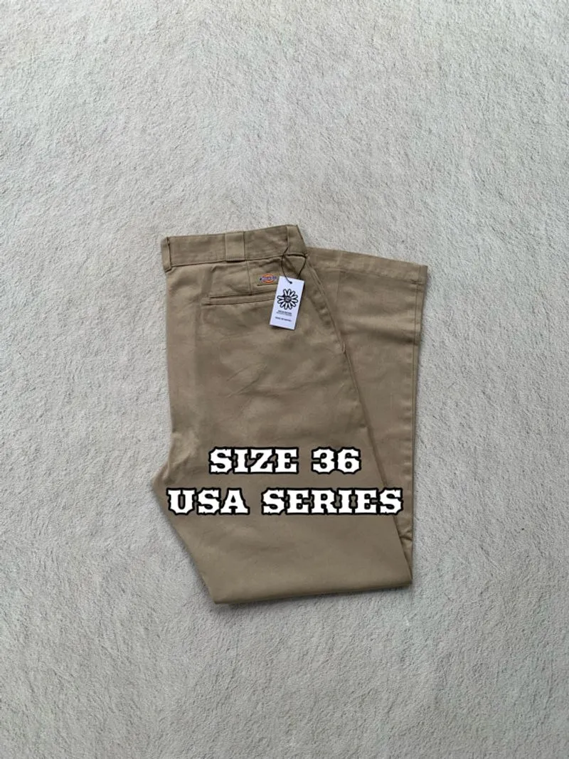 Vintage 90’s Celana Dickies 874 USA Series TALON Zipper photo 1