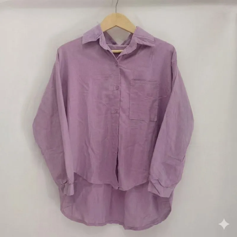CUCI GUDANG LINEN OVERSIZE BLOUSE LD 125 photo 1