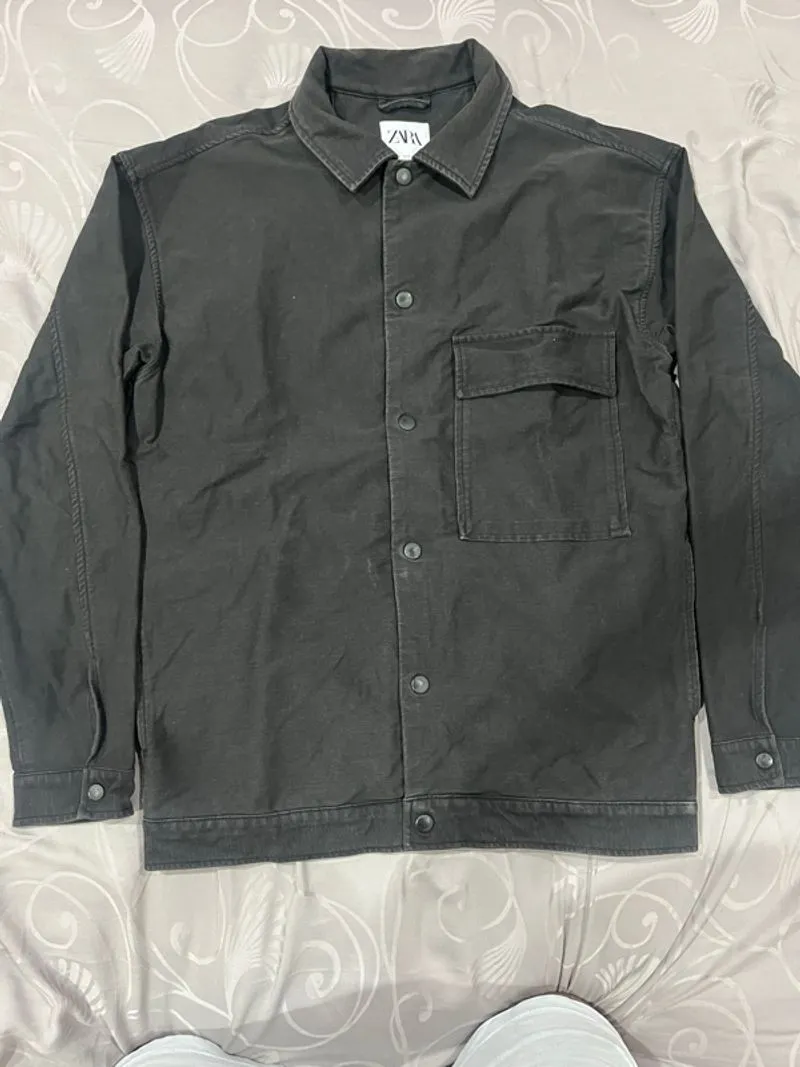 Zara Strech Denim Jacket photo 1