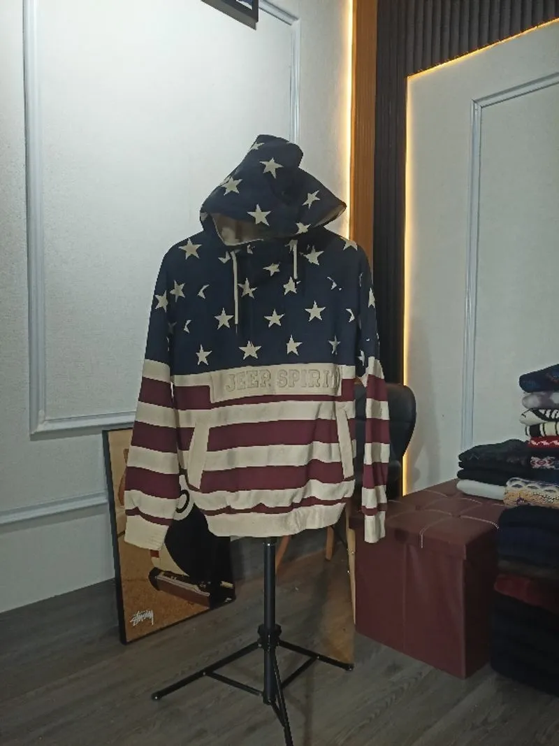 Hoodie JEEP SPIRIT Strip & star  photo 1