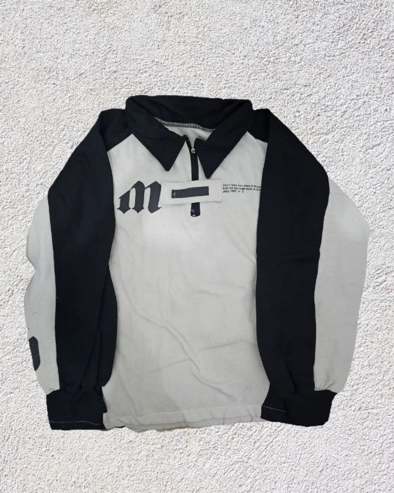 Sweater MINGDA M SWEATER HALFZIP GAYA KOREAN UNISEX photo 1