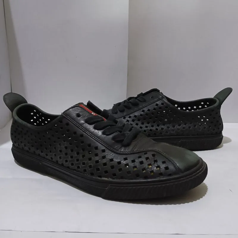 Prada Luxury Casual Loafer Pria multicolor gold silver purple burgundy white green tan navy red pink brown khaki black orange gray cream blue yellow photo 1
