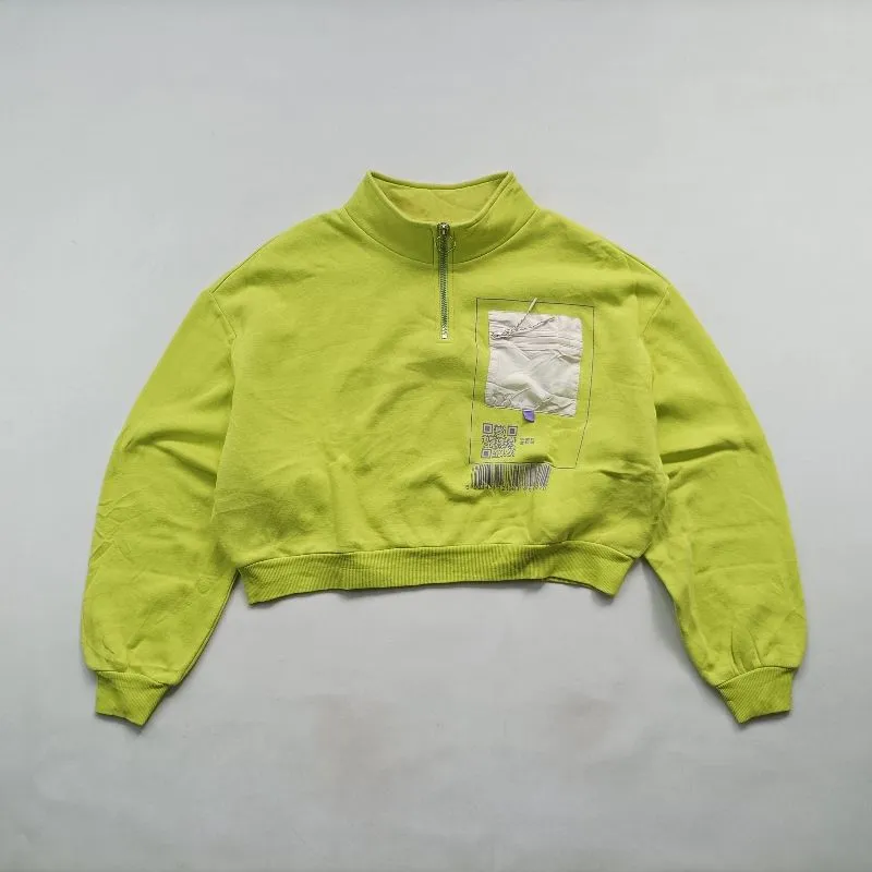 Hm crop sweater size L wanita H002 photo 1