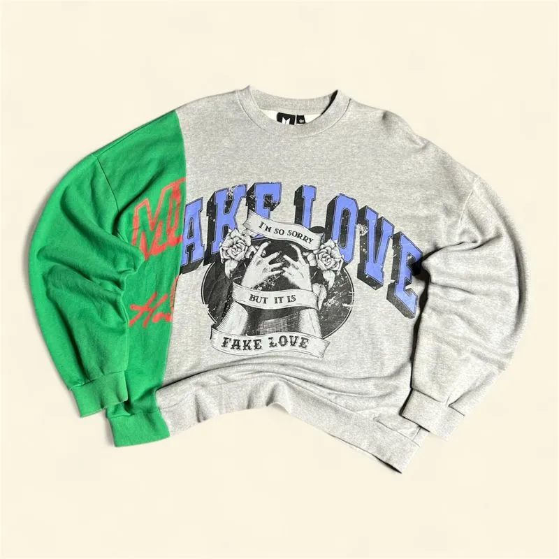 F*ke love BTs sweater official B1g h1t photo 1