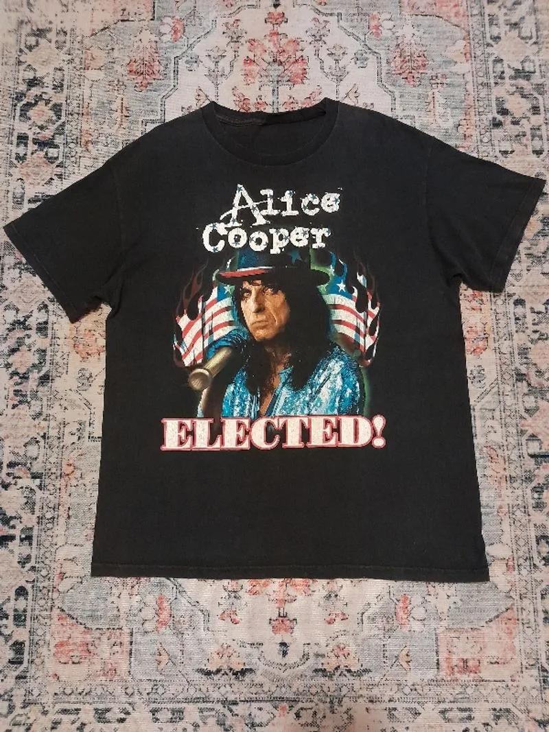 Kaos Band Vintage Alice Cooper For President  photo 1