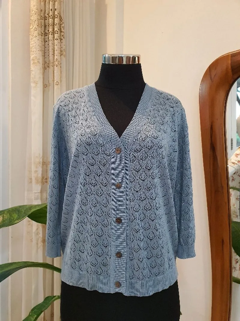 CARDIGAN WANITA BIRU photo 1