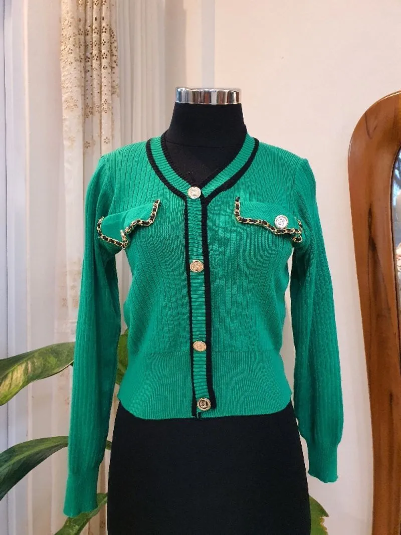 CARDIGAN WANUTA HIJAU photo 1