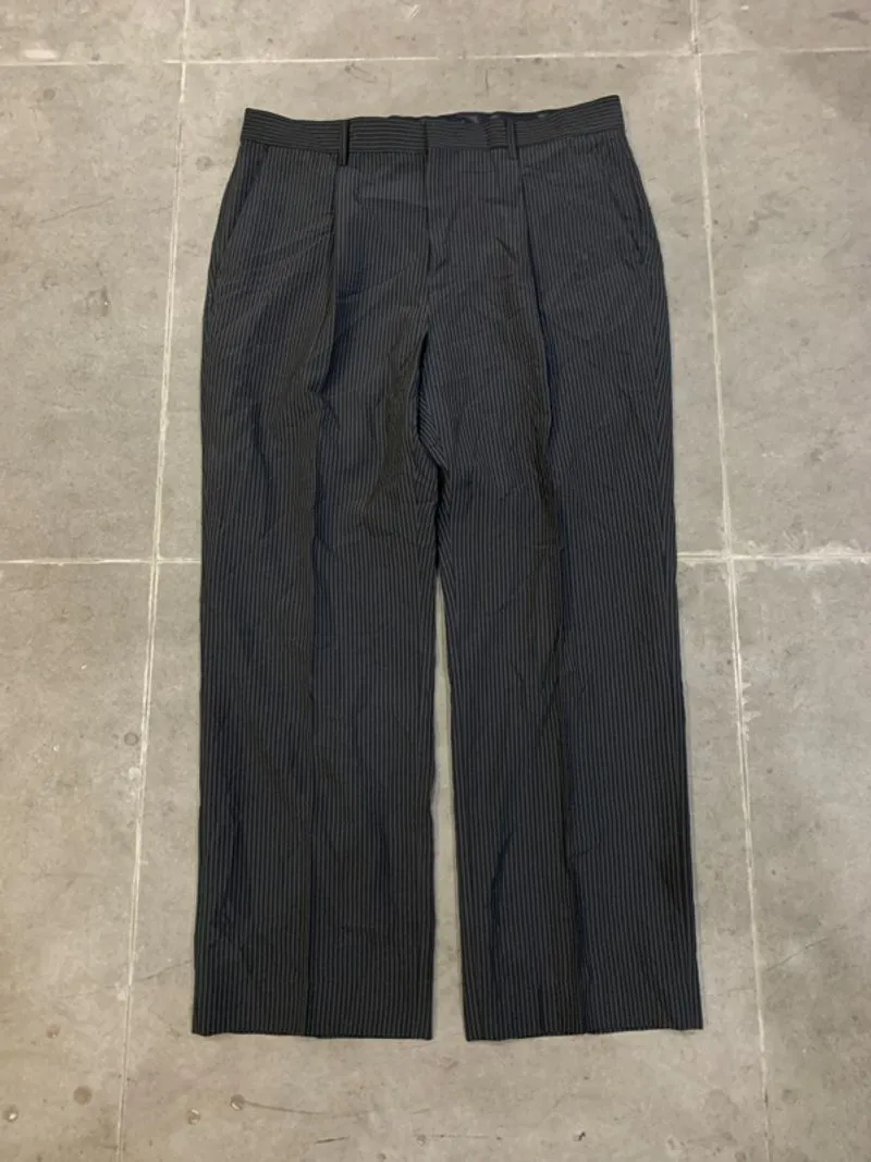 Daiz Mens Stripe Pleated Trouser photo 1