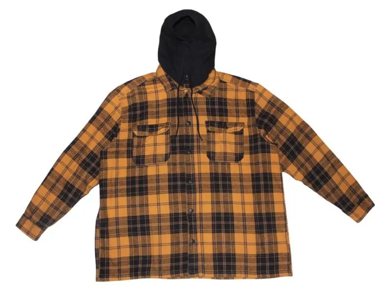 H&M Flannel Hooded Oversized photo 1