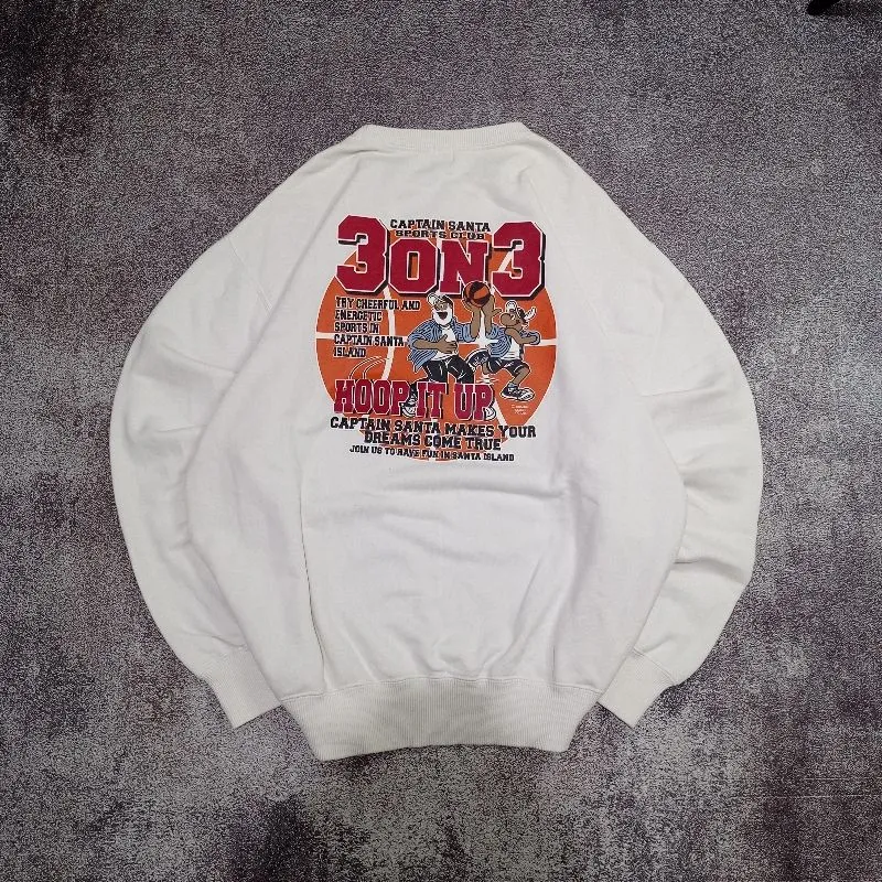 Crewneck CAPTAINS SANTA SPORT CLUB white ( M - L ) photo 1