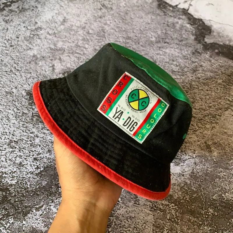 Cross Colours Ya Dig Ya Dig Bucket Hat | Topi Hip Hop photo 1