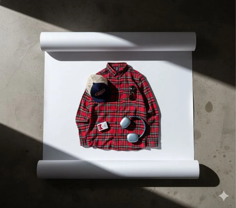 Kemeja Flannel Size X-large H&M Plaid Checked Pocket photo 1