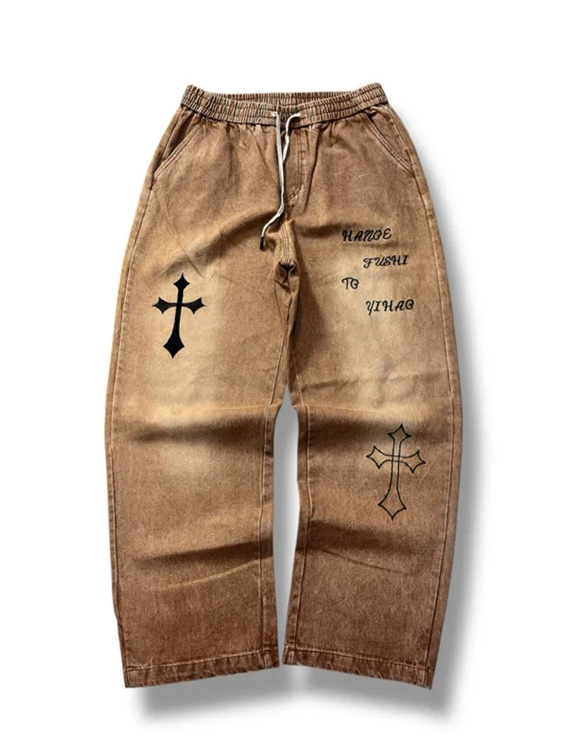 Longpants Brown wash patern  photo 1