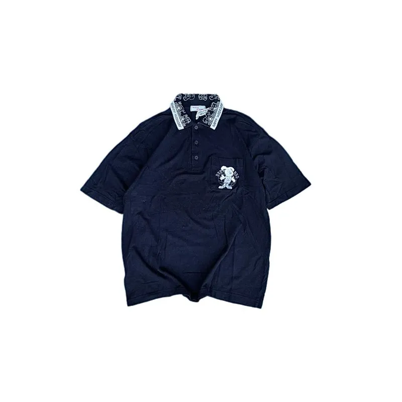 Vintage Monterey&Carmel Japan Pocket Bordir Motifs Poloshirt photo 1