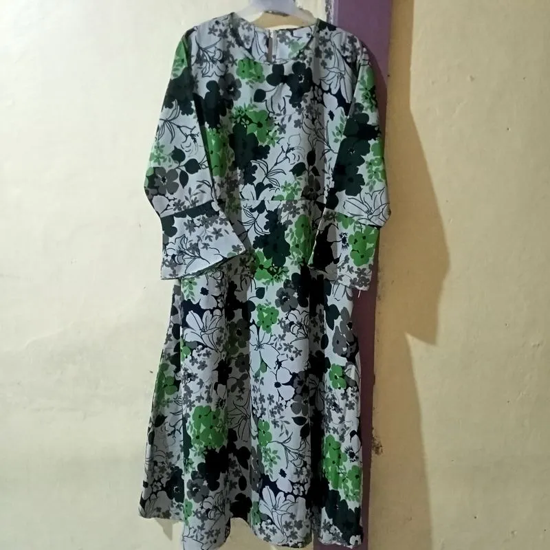 Muslim Batik Casual dress Wanita multicolor photo 1