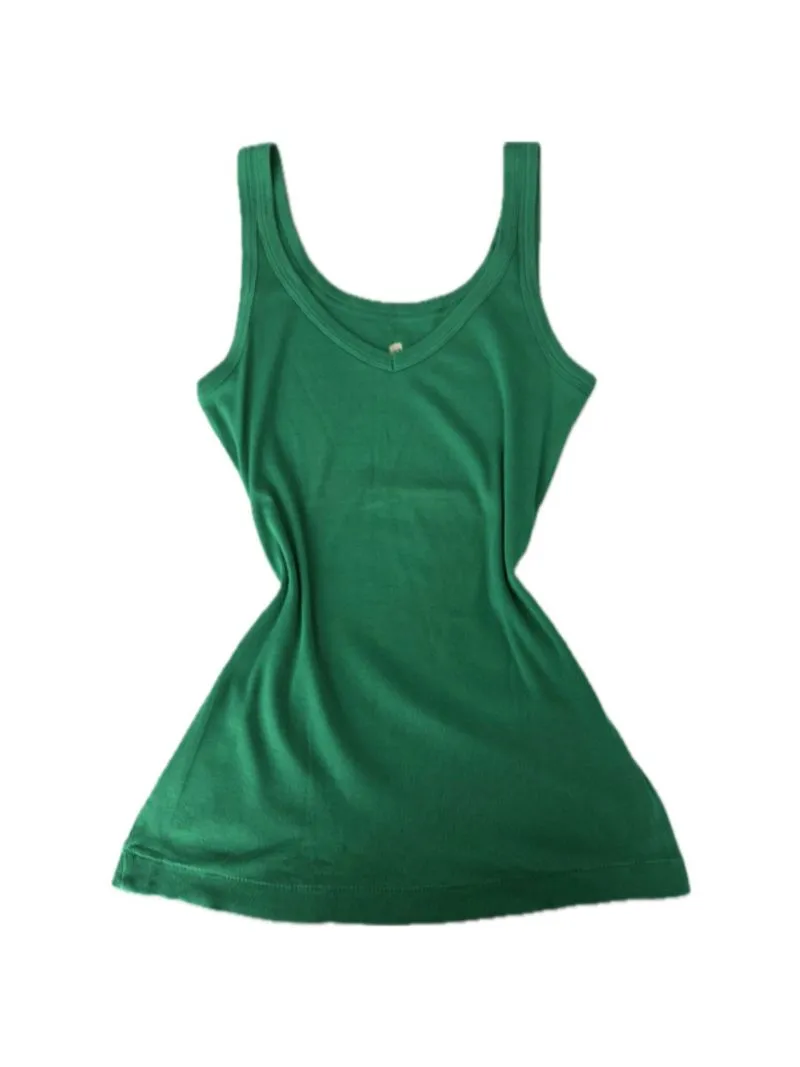 Banana Republic Green Organic Cotton Tank Top photo 1