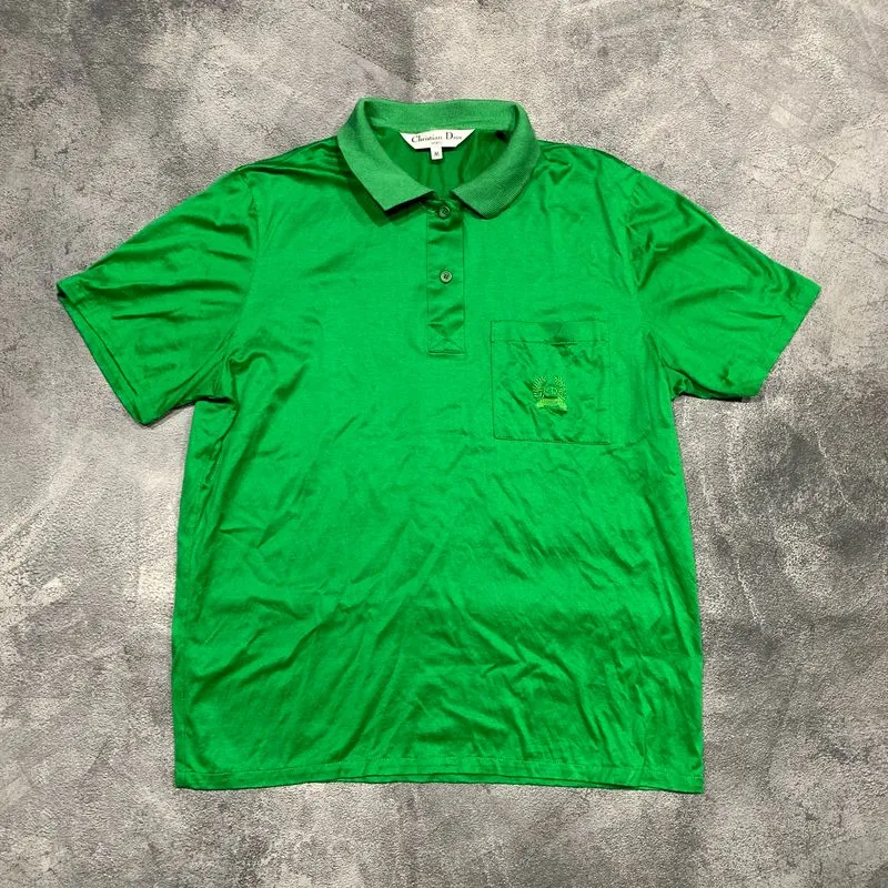 Dior Vintage Sportswear T-shirt Wanita green photo 1
