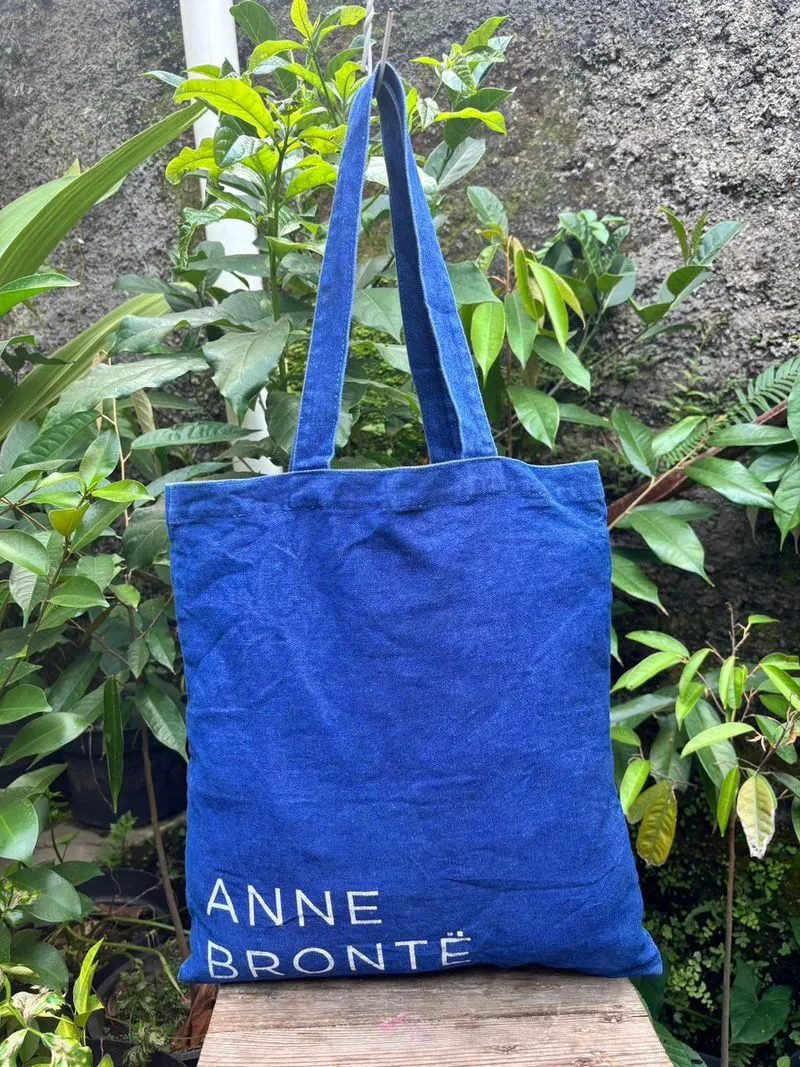 Totebag Anne Bronte | Totebag Denim | Anne Brontë Tote Bag  photo 1