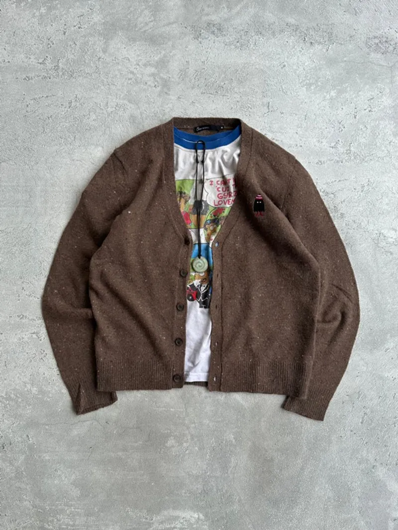 Ight Second cardigan basic knitwear clean outfit streetwear photo 1